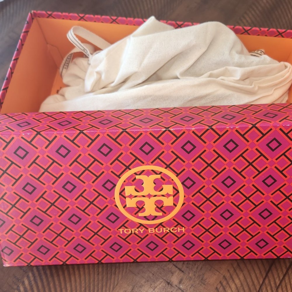 TORY BURCH INES HEEL SANDAL BLACK